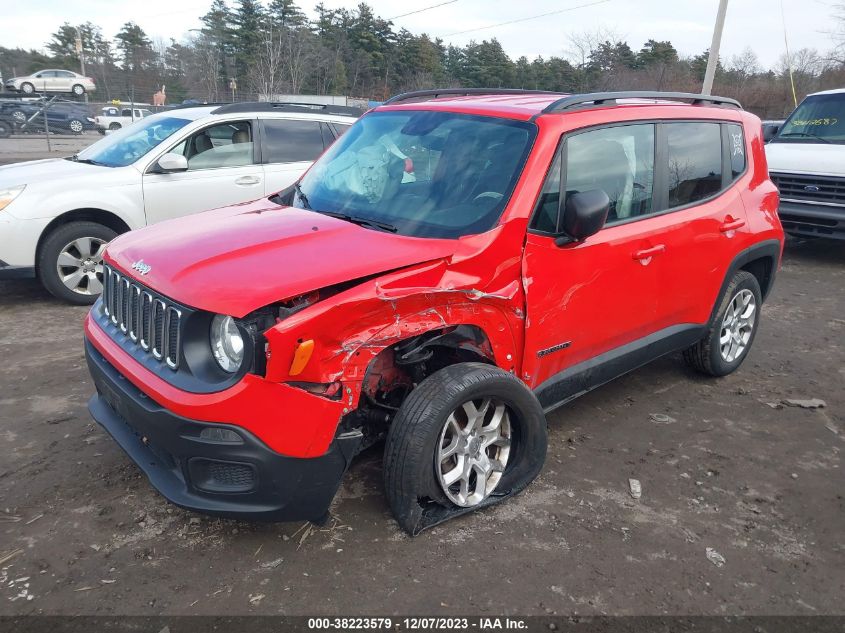 ZACCJBAB5JPJ55335 2018 Jeep Renegade Sport 4X4