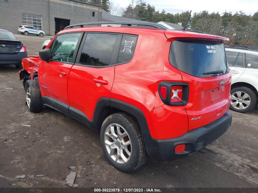 ZACCJBAB5JPJ55335 2018 Jeep Renegade Sport 4X4