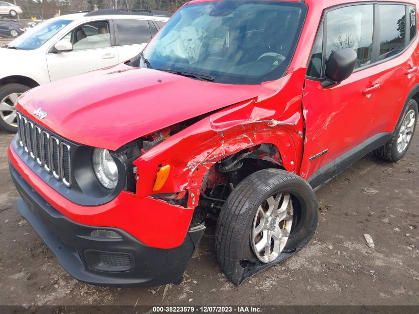 ZACCJBAB5JPJ55335 2018 Jeep Renegade Sport 4X4