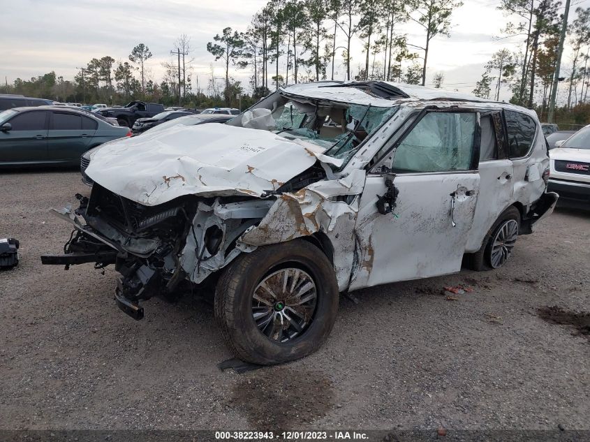 2022 Nissan Armada Sl 2Wd VIN: JN8AY2BAXN9392068 Lot: 38223943