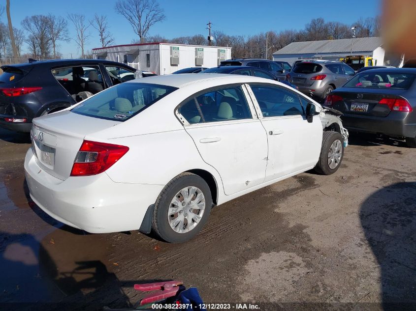 2012 Honda Civic Lx VIN: 19XFB2F58CE315210 Lot: 38223971