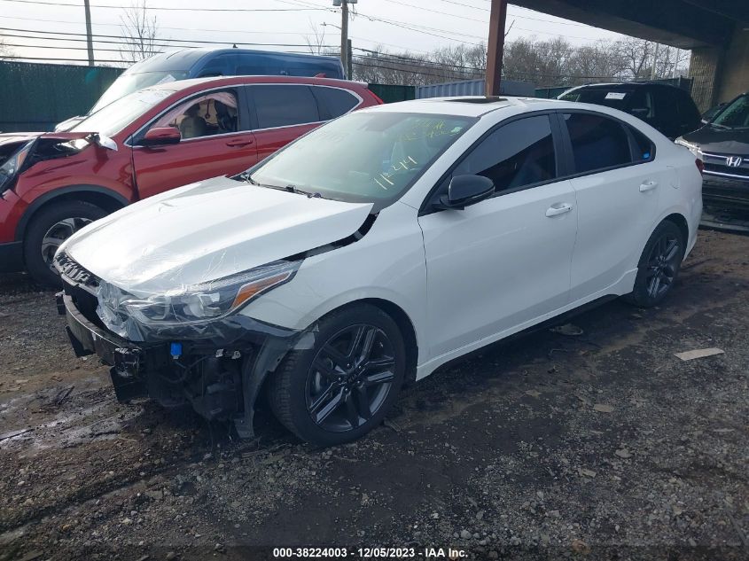 2021 Kia Forte Gt-Line VIN: 3KPF34AD8ME325468 Lot: 38224003