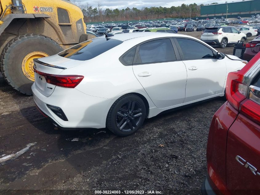 2021 Kia Forte Gt-Line VIN: 3KPF34AD8ME325468 Lot: 38224003