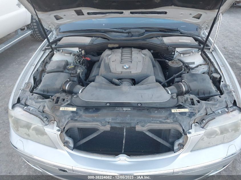 2006 BMW 750I VIN: WBAHL83566DT05730 Lot: 38224082