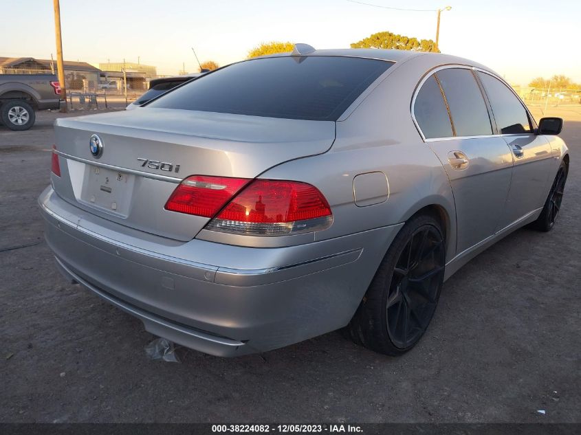 2006 BMW 750I VIN: WBAHL83566DT05730 Lot: 38224082