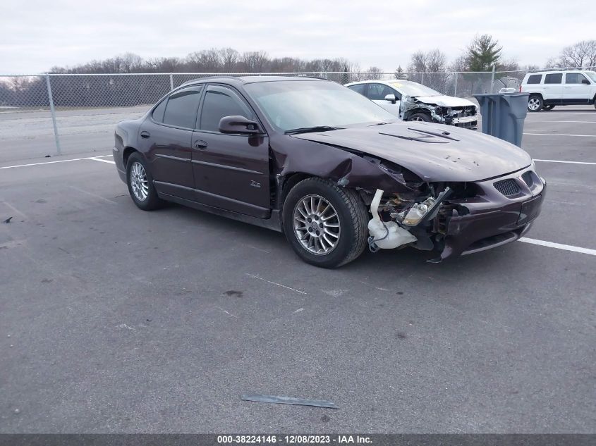 2002 Pontiac Grand Prix Gtp VIN: 1G2WR52192F152446 Lot: 38224146