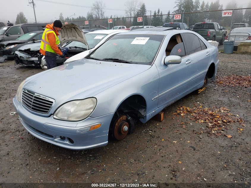 2000 Mercedes-Benz S 500 VIN: WDBNG75JXYA016304 Lot: 38224267