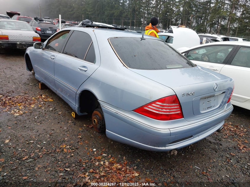 2000 Mercedes-Benz S 500 VIN: WDBNG75JXYA016304 Lot: 38224267