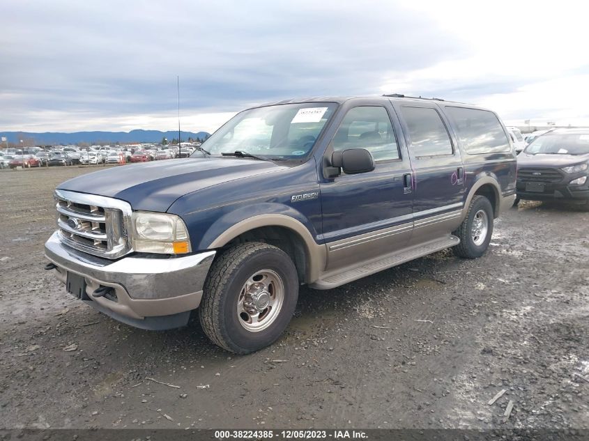 2002 Ford Excursion Limited Ultimate/Limited VIN: 1FMNU42S72EC93302 Lot: 38224385