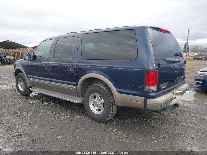 2002 Ford Excursion Limited Ultimate/Limited VIN: 1FMNU42S72EC93302 Lot: 38224385