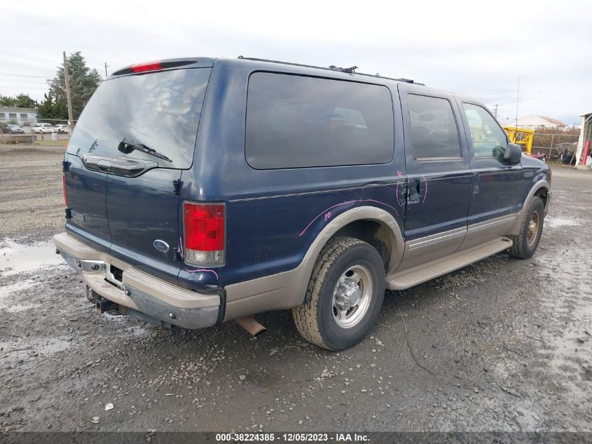 2002 Ford Excursion Limited Ultimate/Limited VIN: 1FMNU42S72EC93302 Lot: 38224385