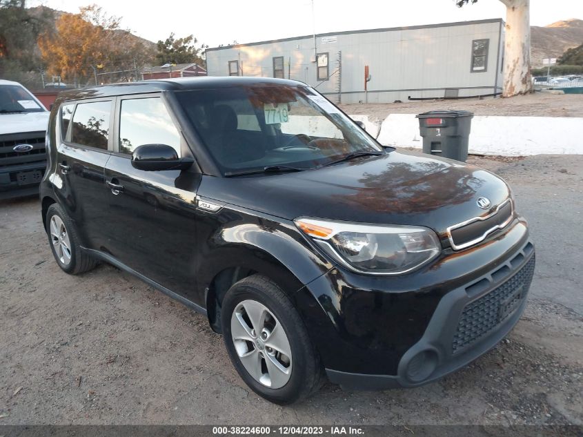 2016 Kia Soul Base VIN: KNDJN2A29G7257158 Lot: 38224600