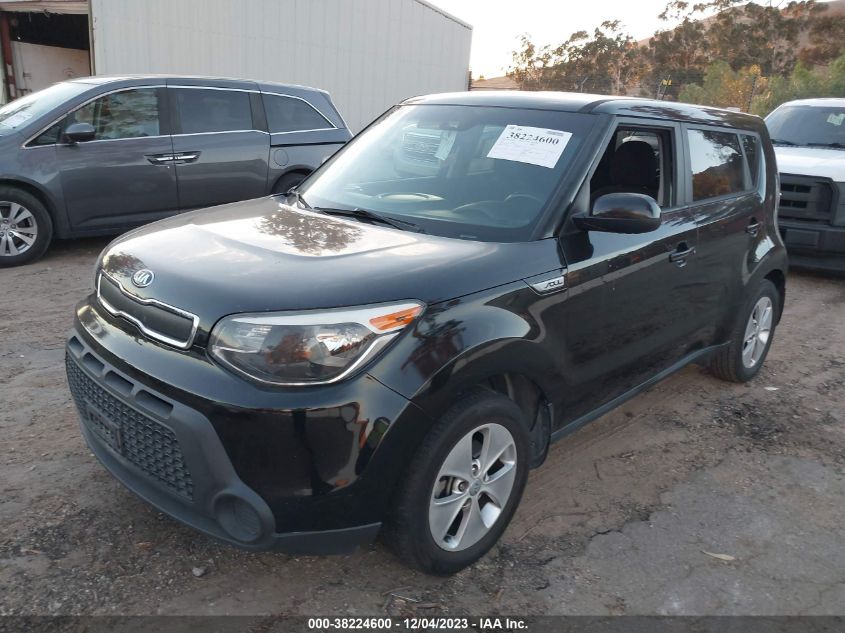 2016 Kia Soul Base VIN: KNDJN2A29G7257158 Lot: 38224600