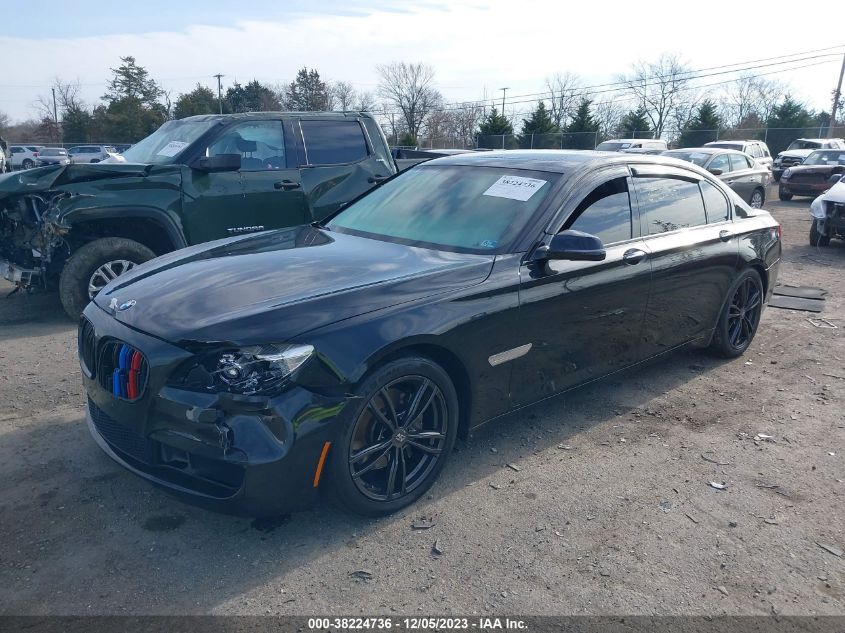 2013 BMW 740Li xDrive VIN: WBAYF4C53DD127420 Lot: 38224736