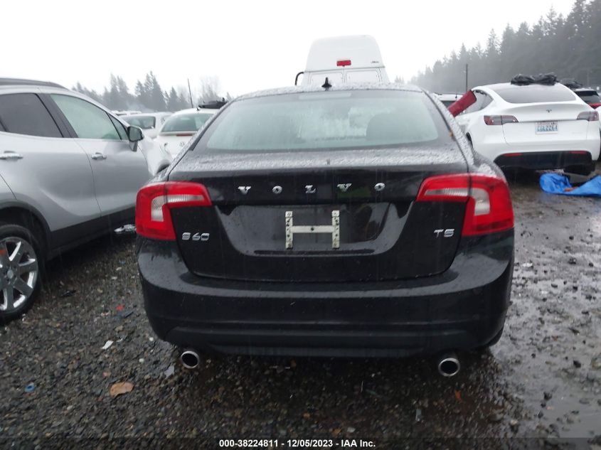 2013 Volvo S60 T5/T5 Platinum/T5 Premier/T5 Premier Plus VIN: YV1612FSXD2205373 Lot: 38224811