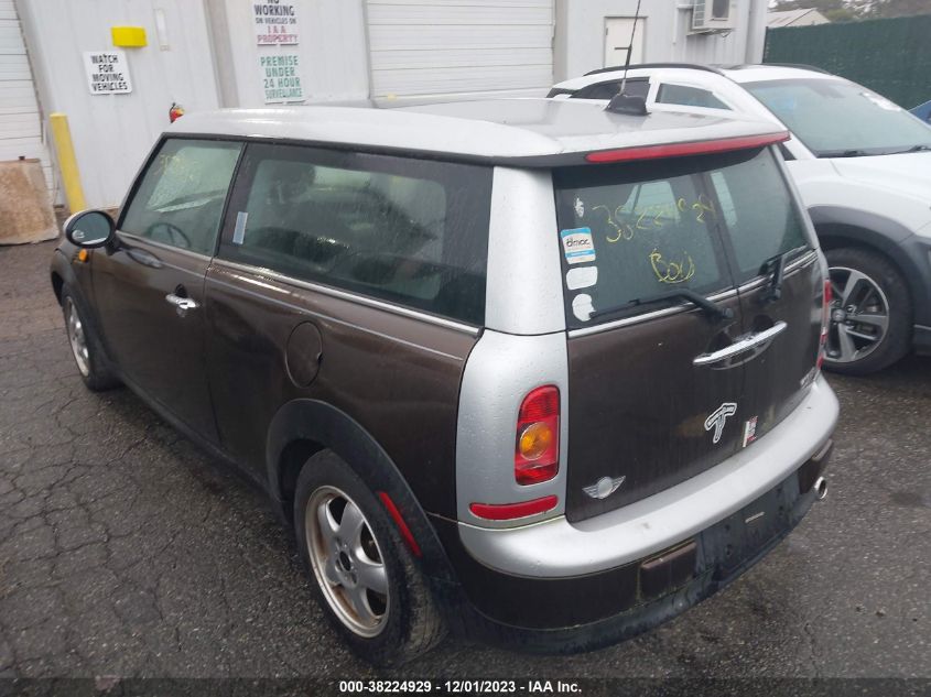 WMWML33509TN69215 2009 Mini Cooper Clubman