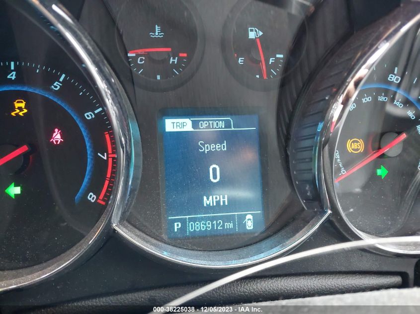 2014 Chevrolet Cruze 1Lt Auto VIN: 1G1PC5SB1E7345238 Lot: 38225038