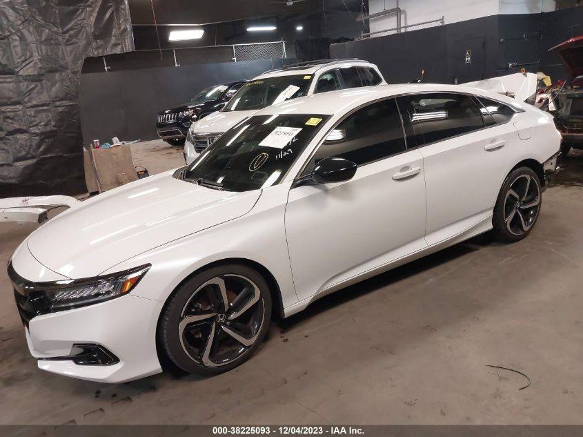 2022 Honda Accord Sport Special Edition VIN: 1HGCV1F43NA001239 Lot: 38225093