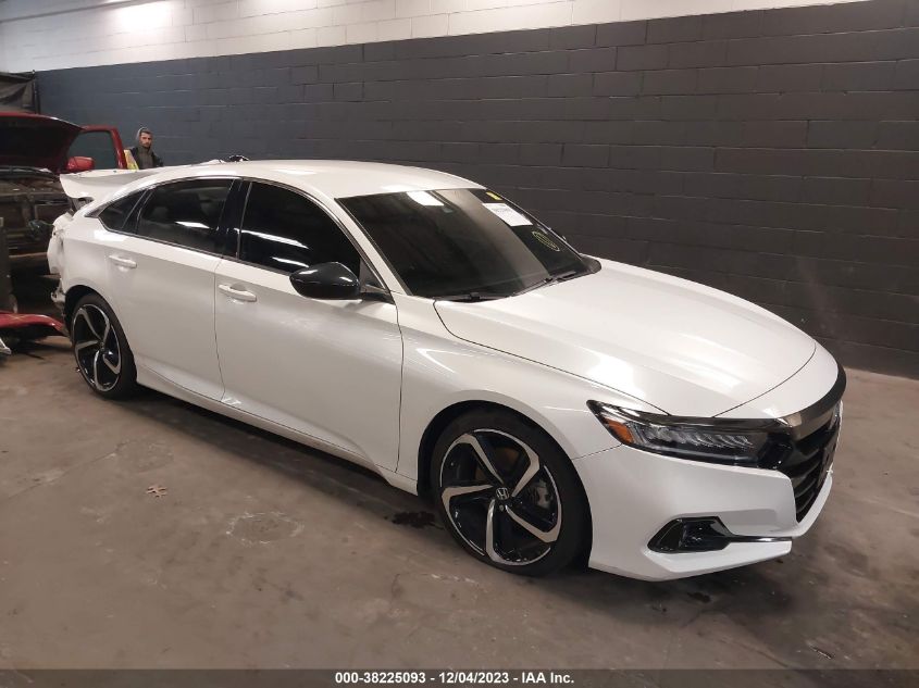 2022 Honda Accord Sport Special Edition VIN: 1HGCV1F43NA001239 Lot: 38225093