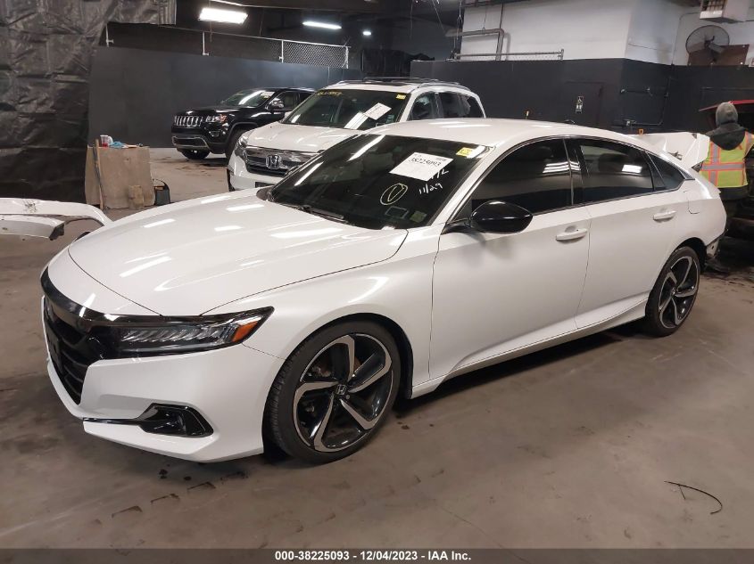 2022 Honda Accord Sport Special Edition VIN: 1HGCV1F43NA001239 Lot: 38225093