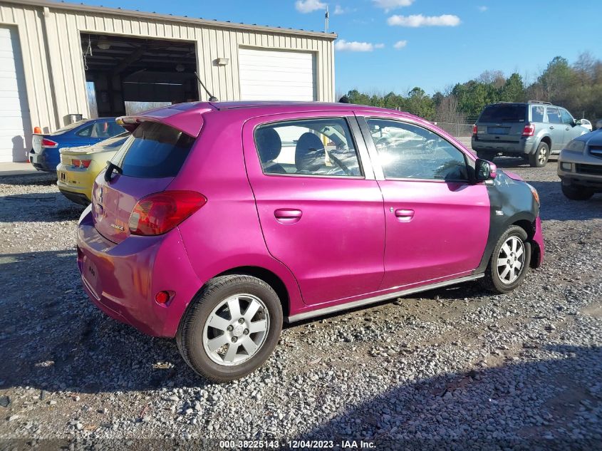 2015 Mitsubishi Mirage Es VIN: ML32A4HJ8FH009116 Lot: 38225143