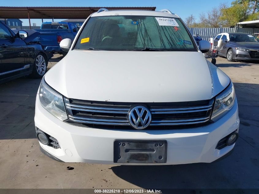 2013 Volkswagen Tiguan Se VIN: WVGAV3AX0DW563888 Lot: 38225218