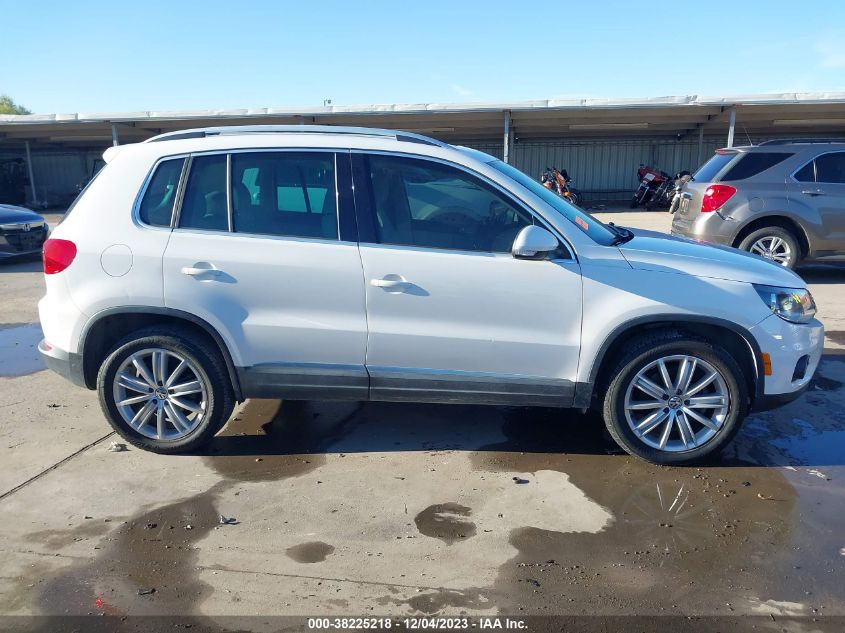 2013 Volkswagen Tiguan Se VIN: WVGAV3AX0DW563888 Lot: 38225218