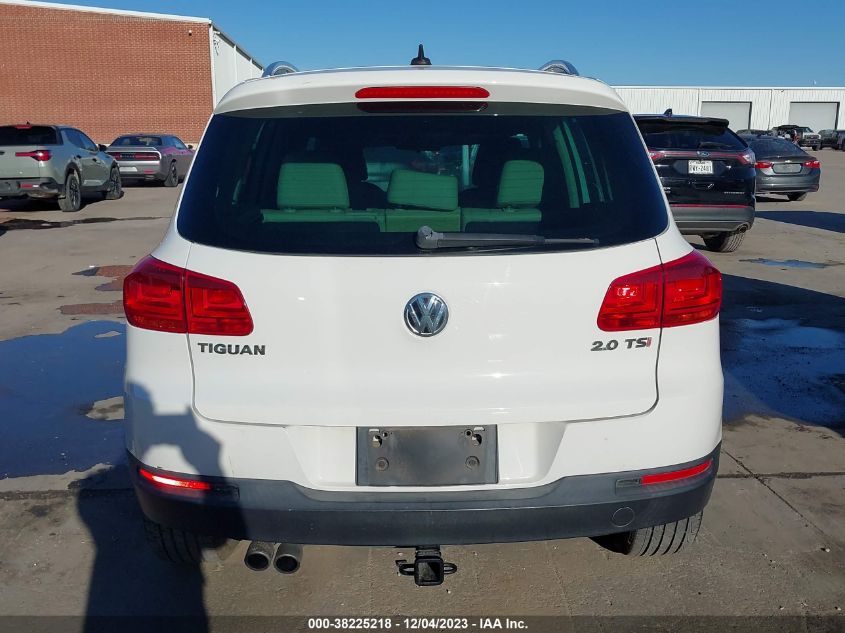 2013 Volkswagen Tiguan Se VIN: WVGAV3AX0DW563888 Lot: 38225218