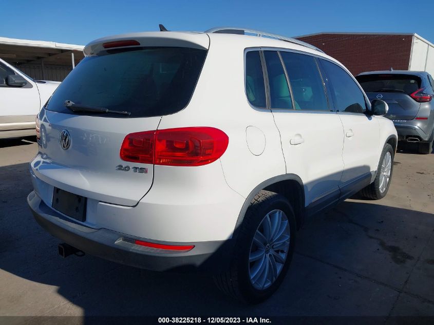 2013 Volkswagen Tiguan Se VIN: WVGAV3AX0DW563888 Lot: 38225218