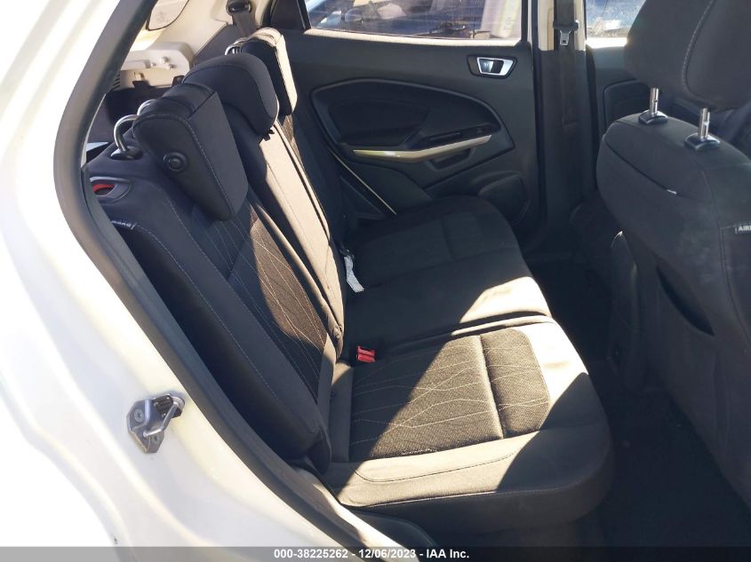 2019 Ford Ecosport Se VIN: MAJ3S2GEXKC278979 Lot: 38225262