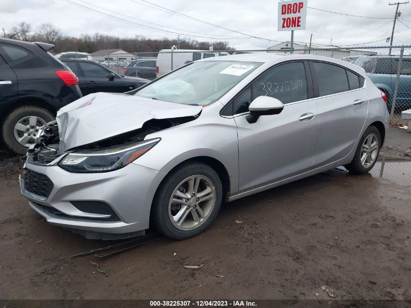 2017 Chevrolet Cruze Lt Auto VIN: 3G1BE6SMXHS582179 Lot: 38225307