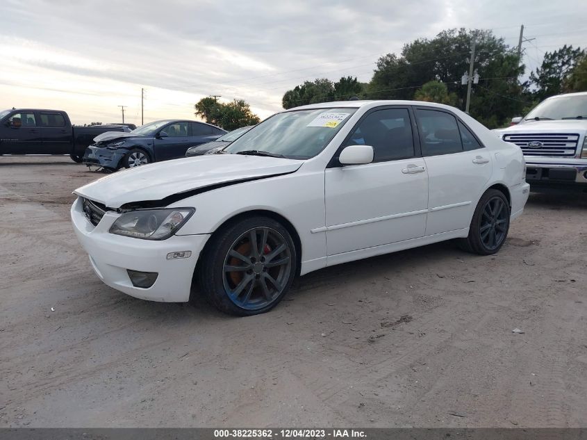 2002 Lexus Is 300 Base W/5-Speed Auto VIN: JTHBD192820046863 Lot: 38225362