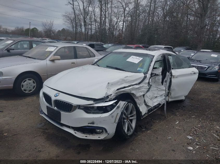 2019 BMW 430I Gran Coupe xDrive VIN: WBA4J3C54KBL06663 Lot: 38225494