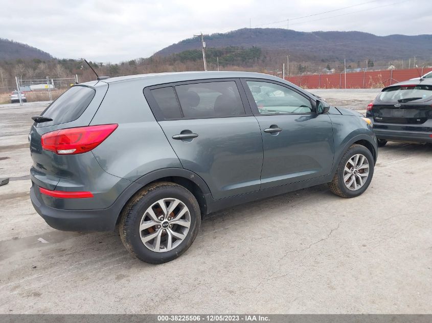 2014 Kia Sportage Lx VIN: KNDPB3AC3E7576280 Lot: 38225506
