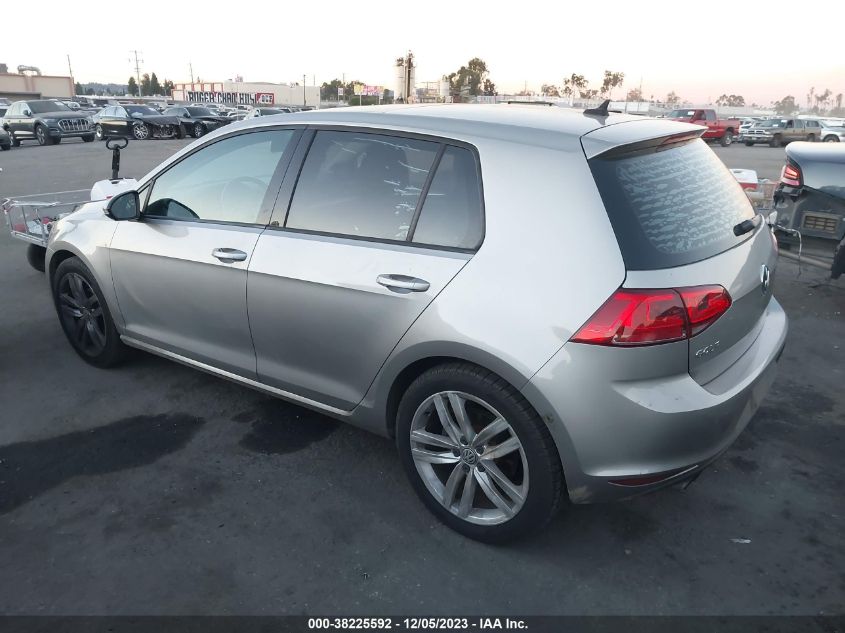 2015 Volkswagen Golf Tsi Sel 4-Door VIN: 3VW217AUXFM097257 Lot: 38225592