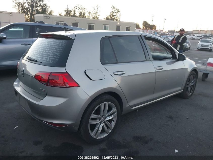 3VW217AUXFM097257 2015 Volkswagen Golf Tsi Sel 4-Door