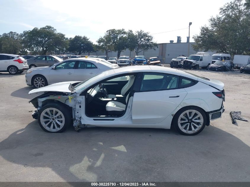 2022 Tesla Model 3 Long Range Dual Motor All-Wheel Drive VIN: 5YJ3E1EB4NF176931 Lot: 38225793