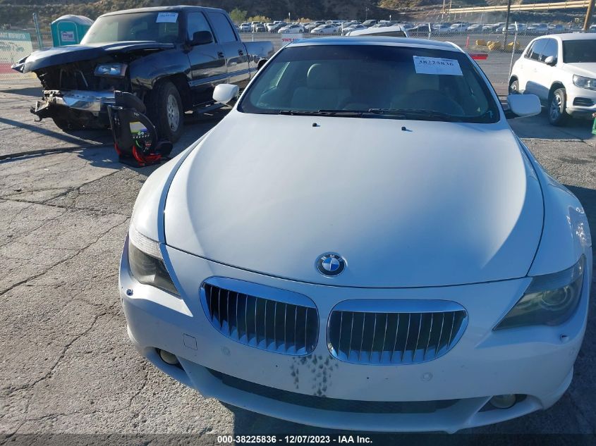 2005 BMW 645Ci VIN: WBAEH73495B193151 Lot: 38225836