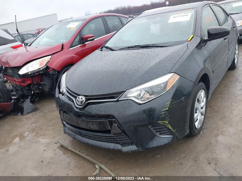2015 Toyota Corolla Le VIN: 2T1BURHE6FC415565 Lot: 38225890