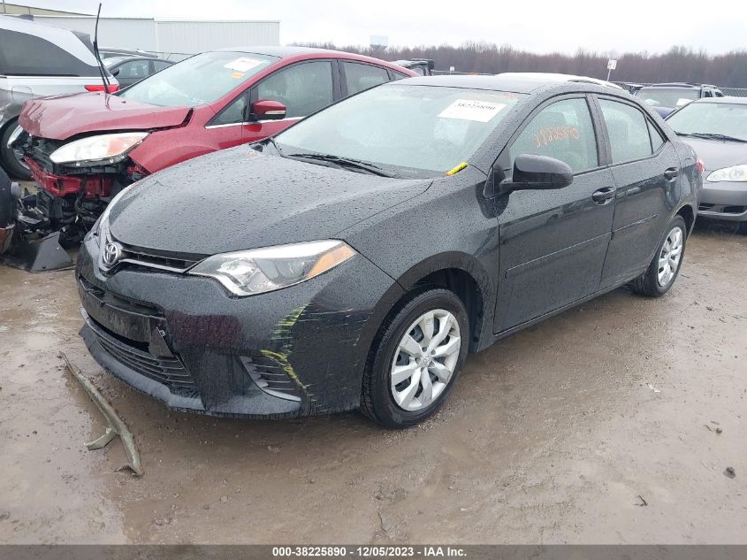 2015 Toyota Corolla Le VIN: 2T1BURHE6FC415565 Lot: 38225890