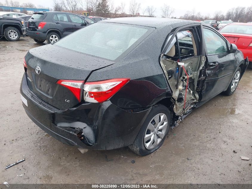 2015 Toyota Corolla Le VIN: 2T1BURHE6FC415565 Lot: 38225890