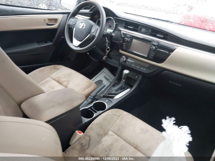 2015 Toyota Corolla Le VIN: 2T1BURHE6FC415565 Lot: 38225890