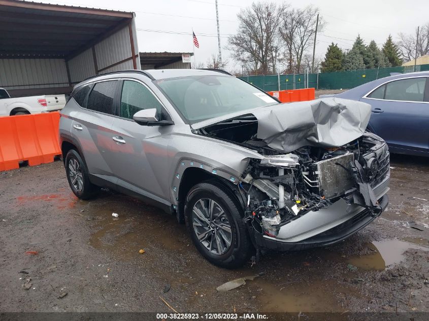 KM8JBCA19NU027233 2022 Hyundai Tucson Hybrid Blue