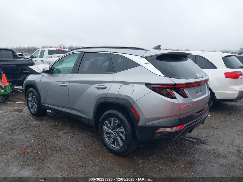 KM8JBCA19NU027233 2022 Hyundai Tucson Hybrid Blue