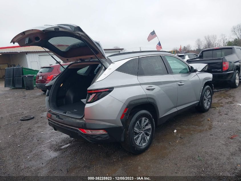 KM8JBCA19NU027233 2022 Hyundai Tucson Hybrid Blue