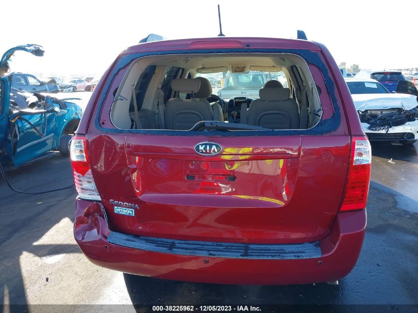 2010 Kia Sedona Lx VIN: KNDMG4C39A6349845 Lot: 38225962