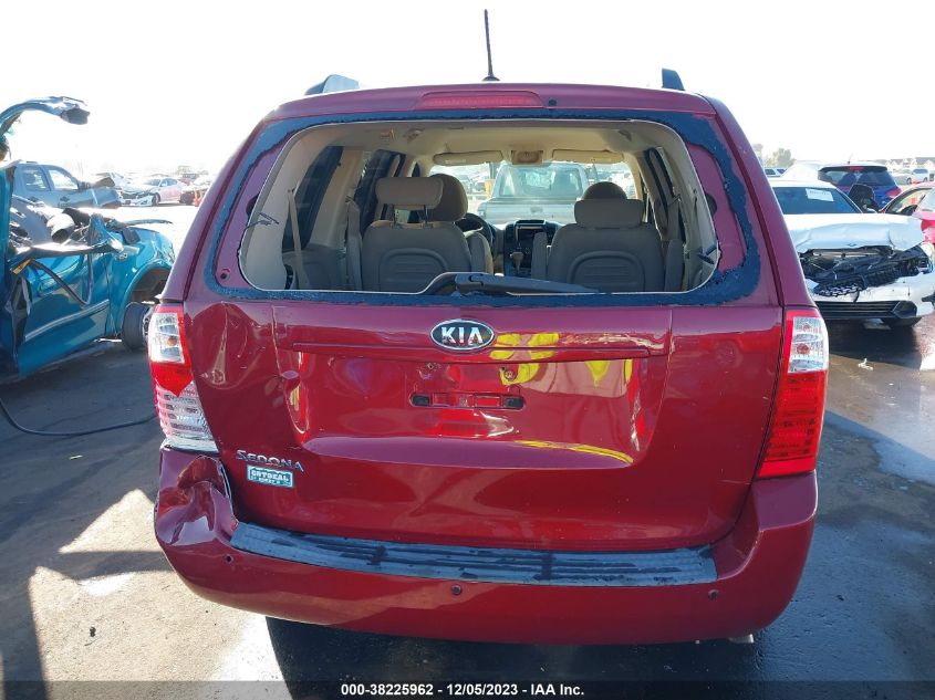 2010 Kia Sedona Lx VIN: KNDMG4C39A6349845 Lot: 38225962