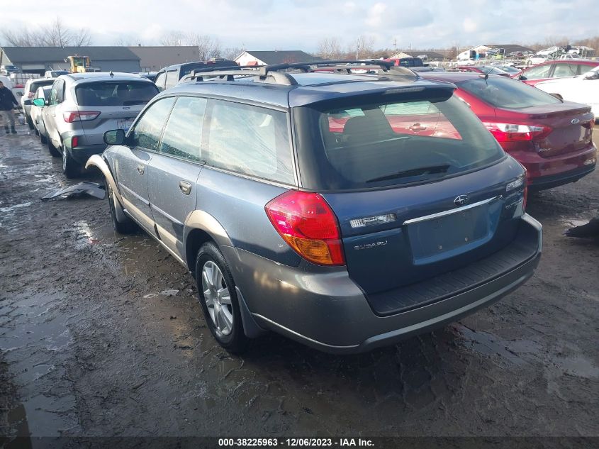 2005 Subaru Outback 2.5I VIN: 4S4BP61C457392944 Lot: 38225963