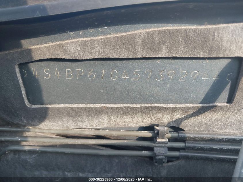 2005 Subaru Outback 2.5I VIN: 4S4BP61C457392944 Lot: 38225963