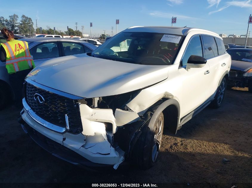 2022 Infiniti Qx60 Luxe VIN: 5N1DL1FR5NC331792 Lot: 38226053